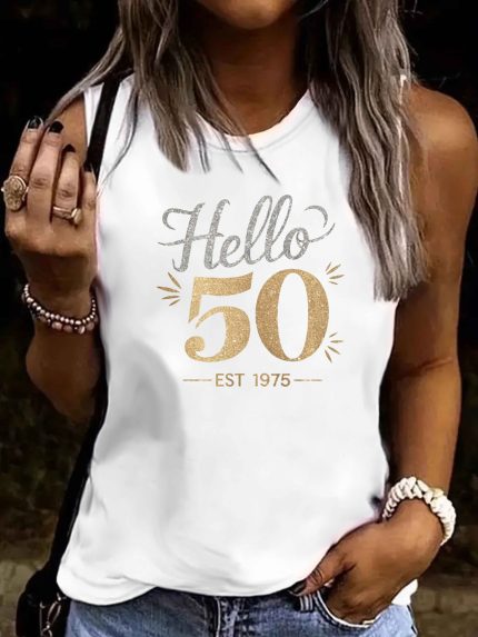 Hello 50 Women'S Vest